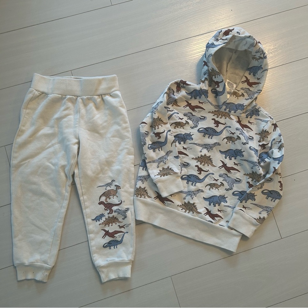Boys 3T Dino Sweatsuit